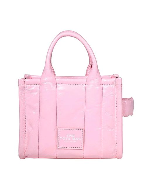 Marc Jacobs Pink Stilvolle lederhandtasche