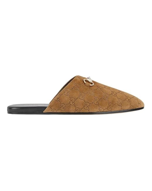 Gucci Brown Slippers for men