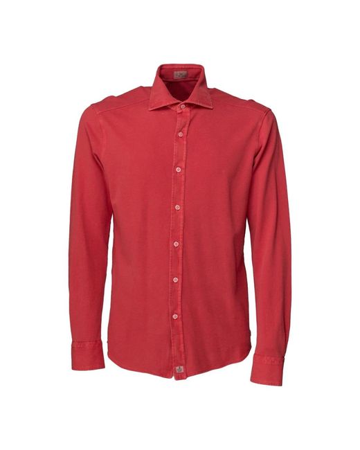 Sonrisa Red Casual Shirts for men