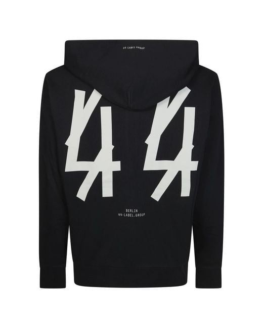 Zip-Throughs 44 Label Group de hombre de color Black