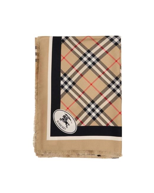 Burberry Natural Medium Check Schal