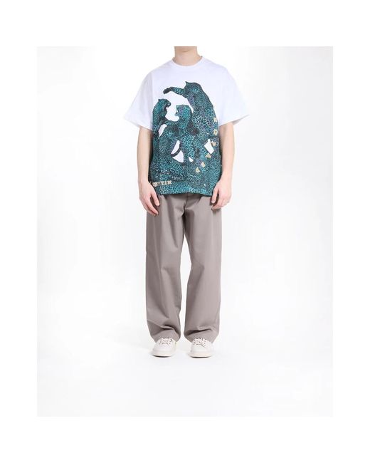 Just Cavalli Blue T-Shirts for men