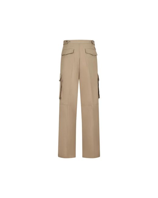 AMI Natural Straight Trousers for men