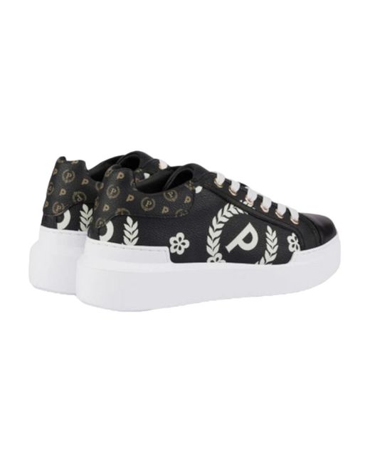 Pollini Black Sneakers