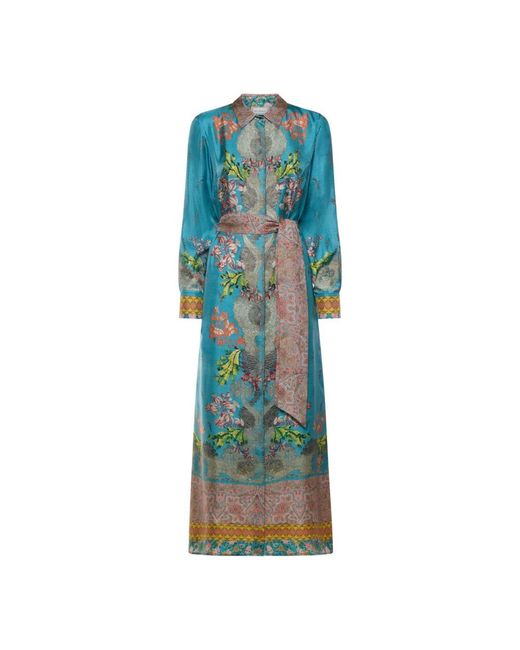 Pierre Louis Mascia Blue Shirt Dresses