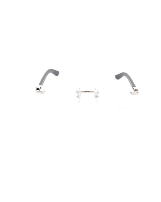 Cartier Optical Frame in het Metallic