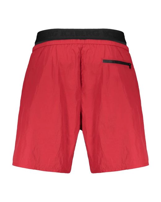 Iceberg Red Beachwear for men