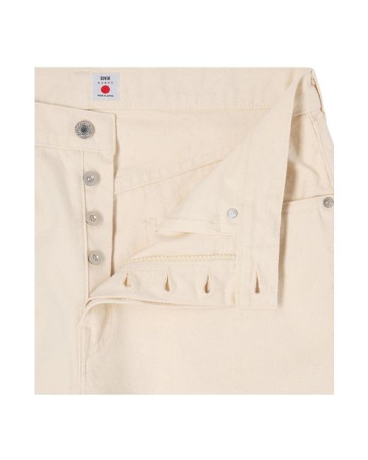 Edwin Jeans ,Wide Jeans in het Natural voor heren