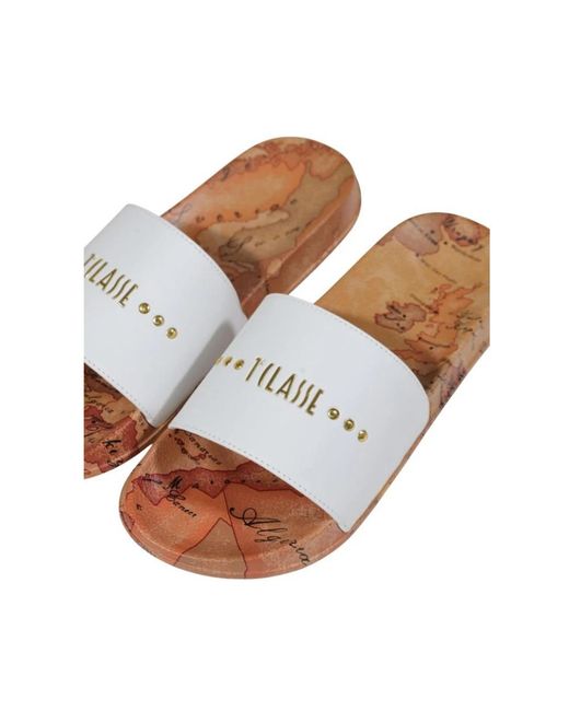 Alviero Martini 1A Classe White Sliders