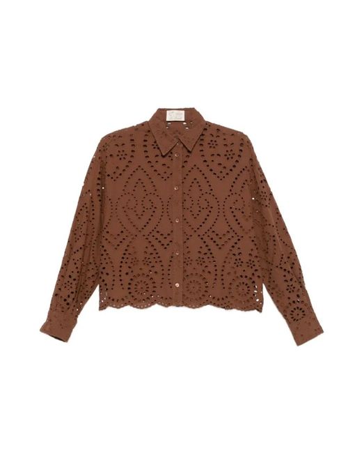 Mc2 Saint Barth Brown Shirts