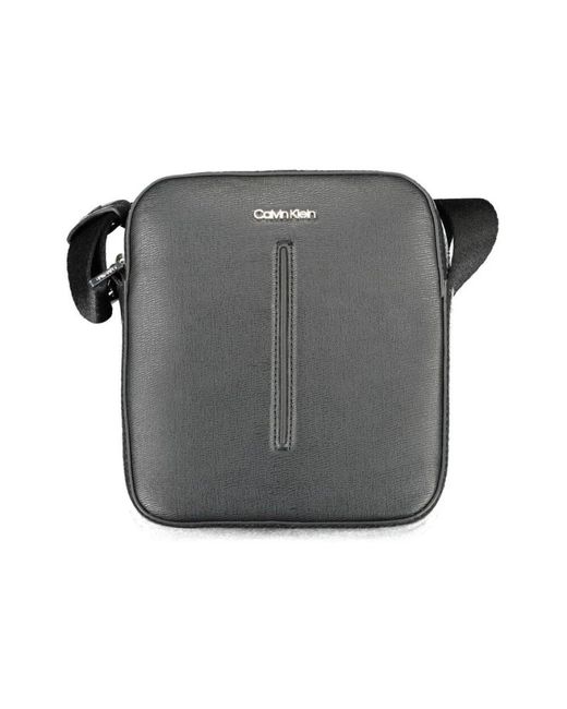 Calvin Klein Schwarze Eco-Bewusste Herren Schultertasche in Gray für Herren