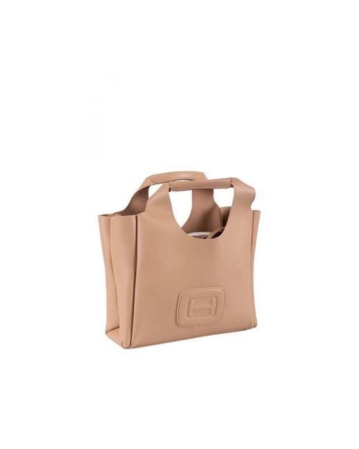 Hogan Brown Stilvolle Schultertasche