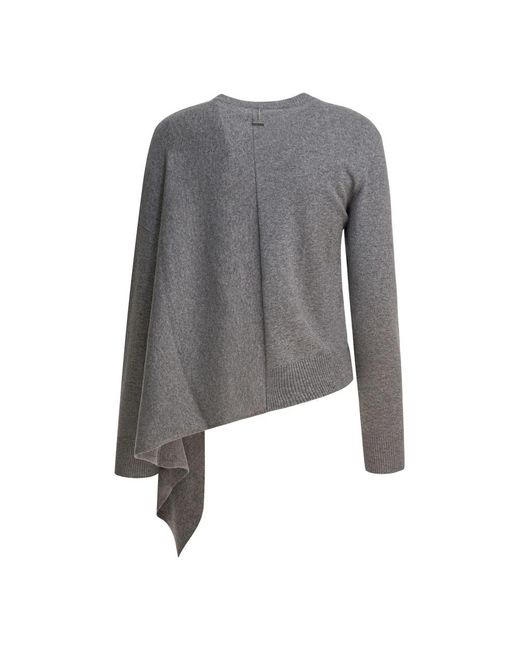 Alexander McQueen Gray Luxuriöses Graues Strickwaren Aw25