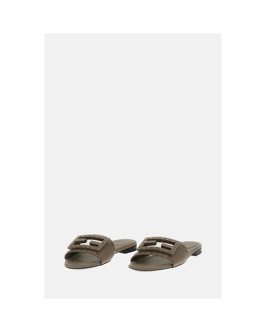 Fendi Natural Sliders
