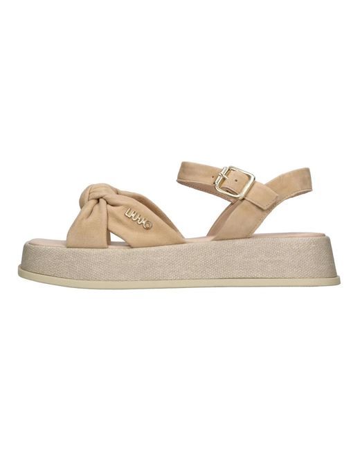 Liu Jo Flat Sandals in het Metallic