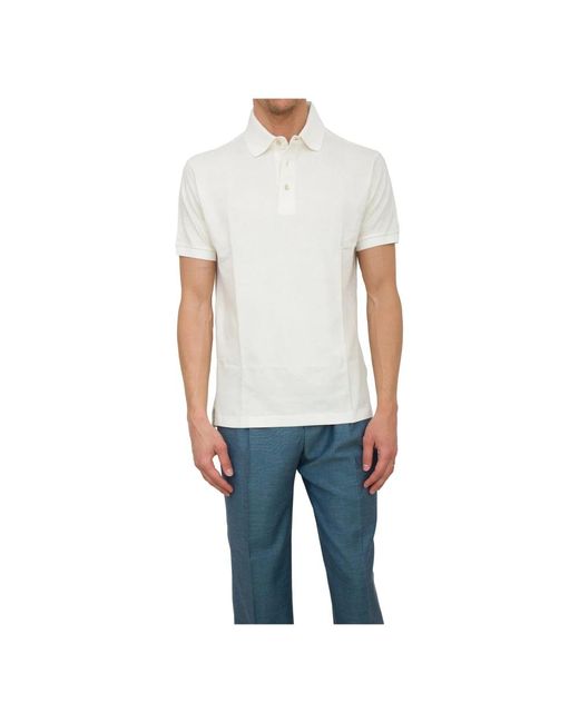 Etro Ivory Rome Polo Shirt in Blue für Herren