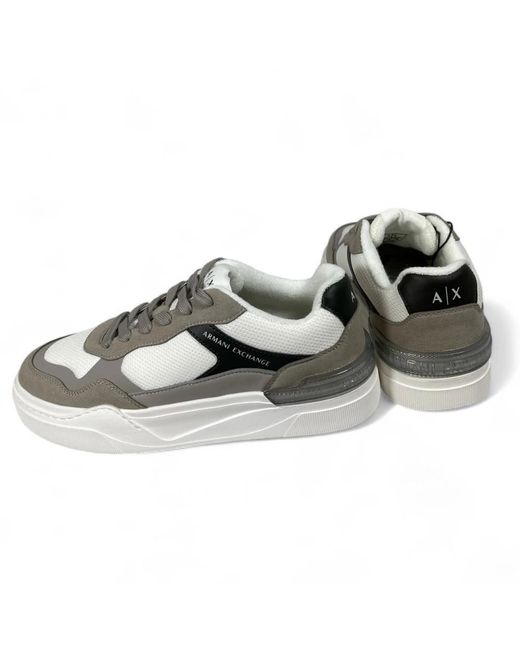 ARMANI EXCHANGE Lässige sneaker schuhe für männer in Natural für Herren