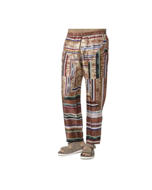 Trousers > wide trousers Pierre Louis Mascia pour homme en coloris Brown