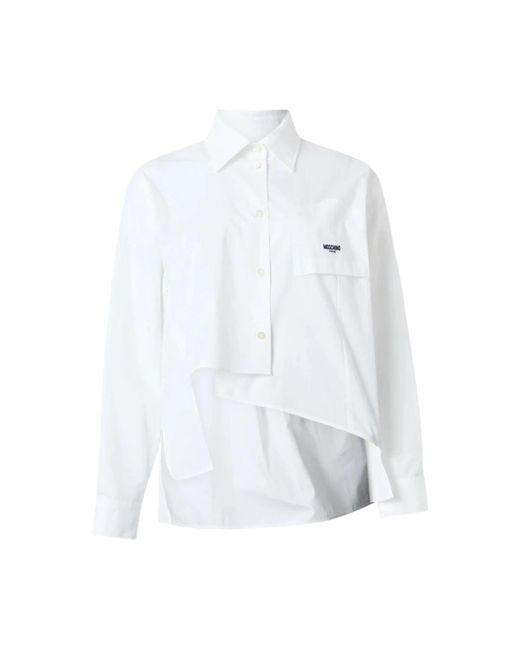 Moschino Asymmetrische Blouse in het White