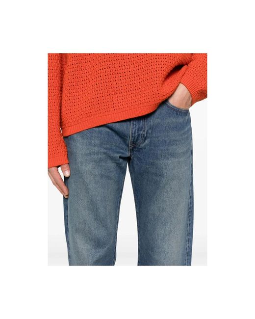 Levi's Blue Straight Fit Jeans for men