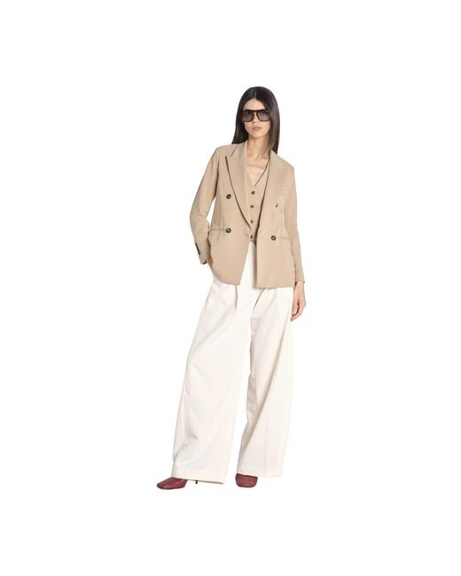 Circolo 1901 Natural Blazers