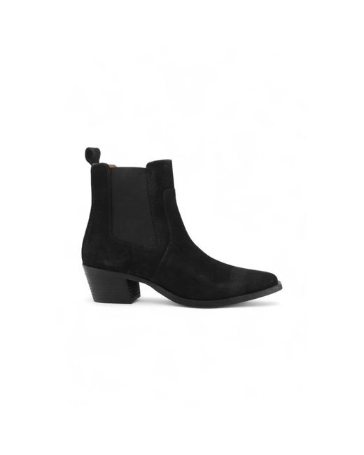 Frau Black Cowboy & Biker Boots