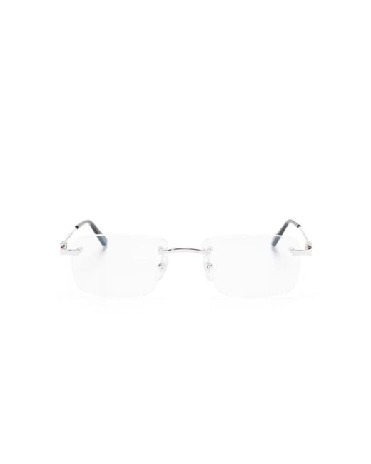 Cartier Optical Frame in het Metallic voor heren