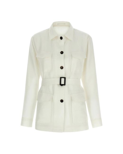 Light Jackets Tagliatore de color White