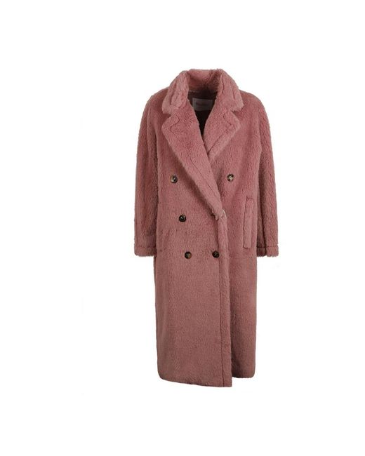Max Mara Red Double-Breasted Coats