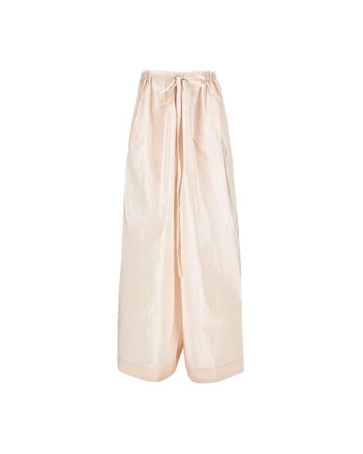 Daniela Gregis Natural Wide Trousers