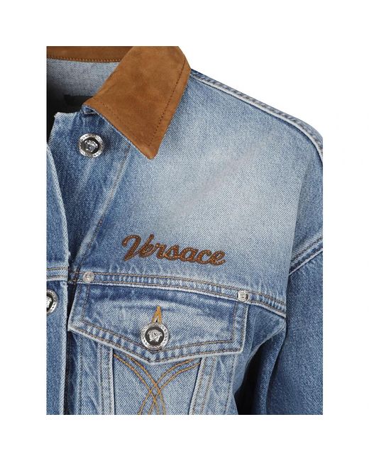 Versace Trucker Jacket in het Blue