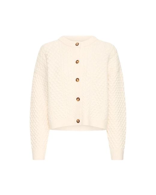 Cardigans Ichi de color Natural