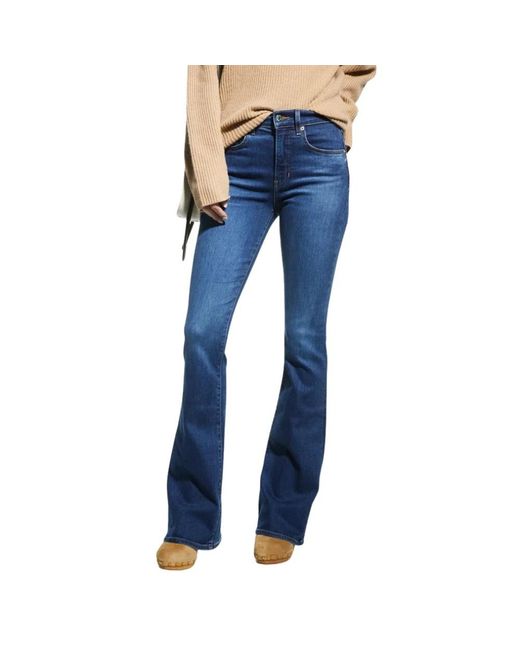 Veronica Beard Blue Flared Jeans