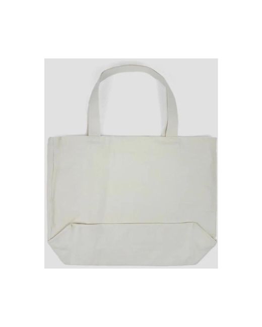 Maison Kitsuné White Tote Bags