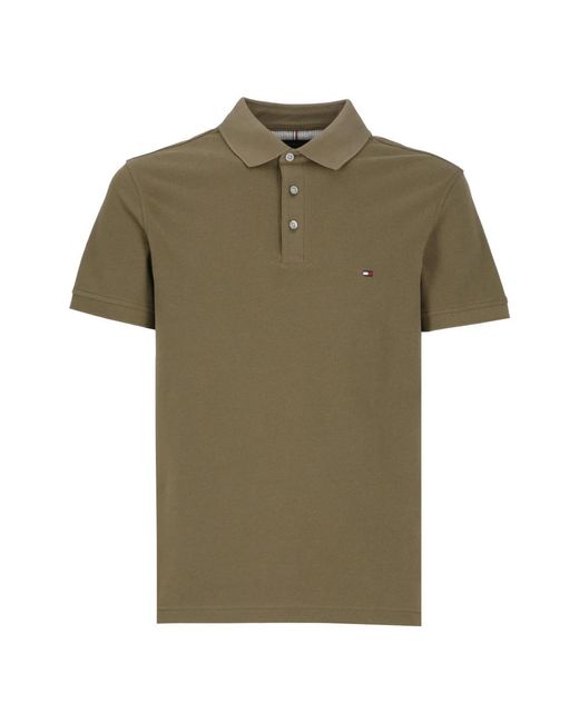 Tommy Hilfiger Green Polo Shirts for men