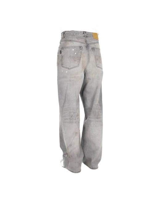Haikure Gray Loose-Fit Jeans for men