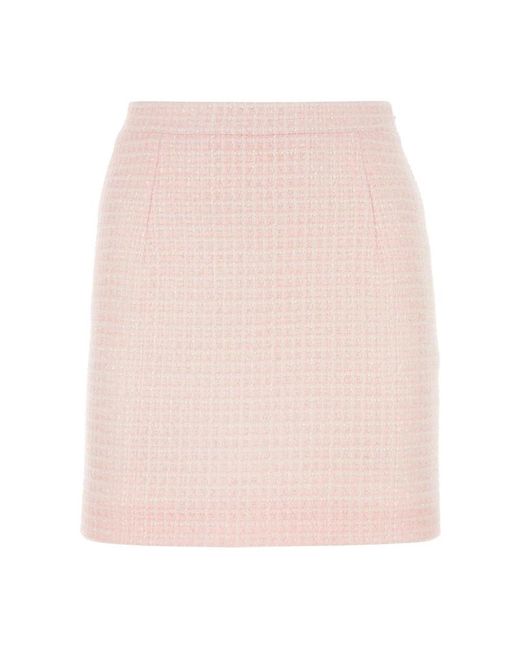 Alessandra Rich Pink Short Skirts