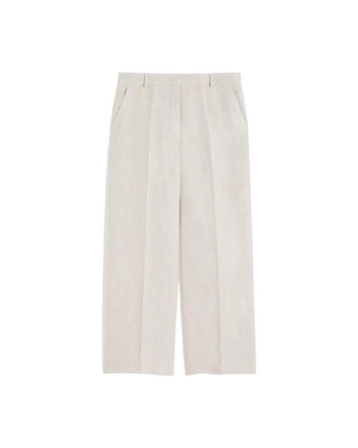 Weekend by Maxmara White Wide Trousers