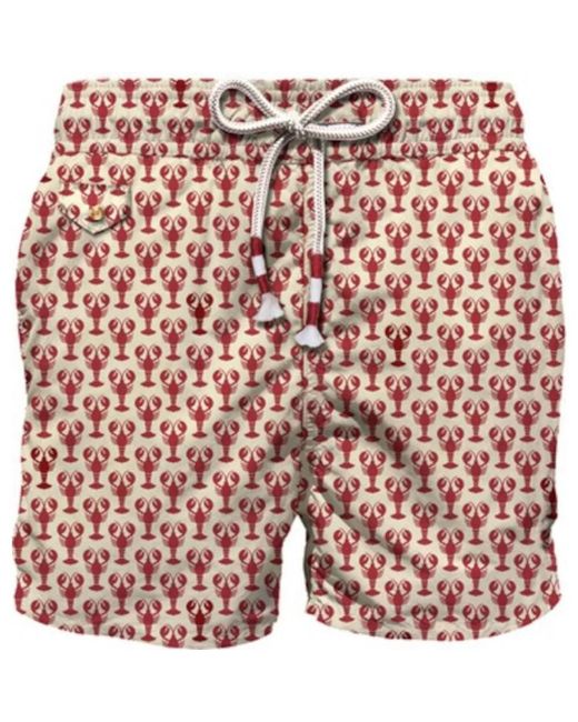 Mc2 Saint Barth Zee Kleding Voor Stijlvolle Outfits in het Red voor heren