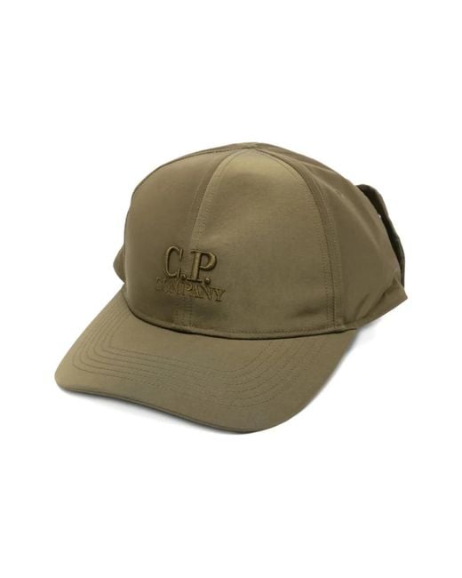 C P Company Green Caps for men