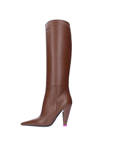 3Juin Brown Heeled Boots