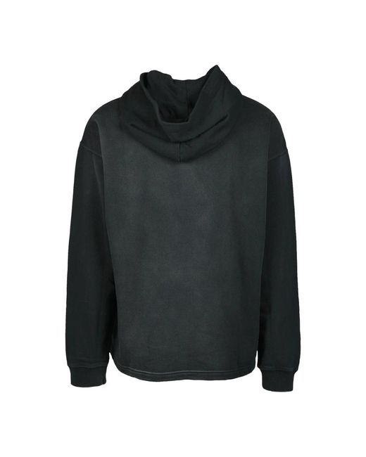 DIESEL Hoodies & Sweatvesten ,Grijs ,Hoodie in het Black voor heren