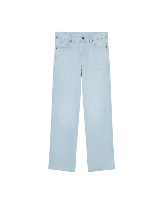 Dickies Blue Straight Jeans for men