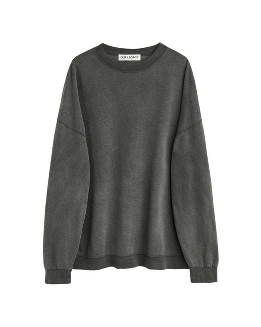 Our Legacy Gray Sweatshirts for men