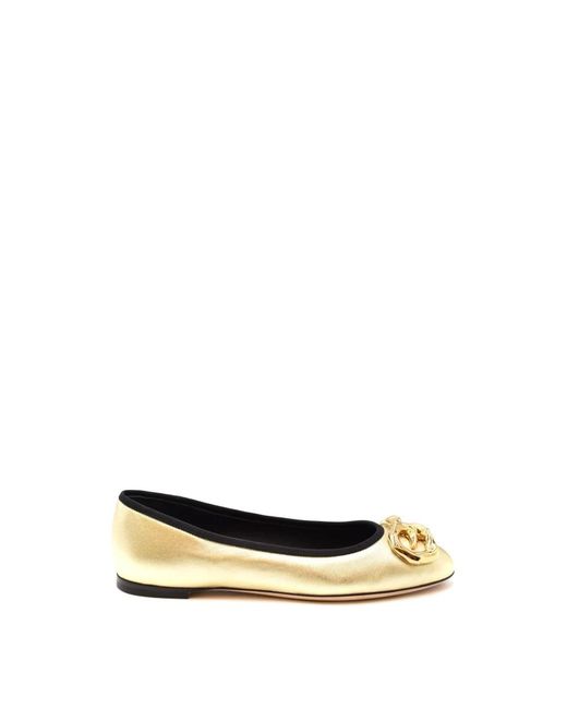 Giuseppe Zanotti Ballerinas in het Yellow