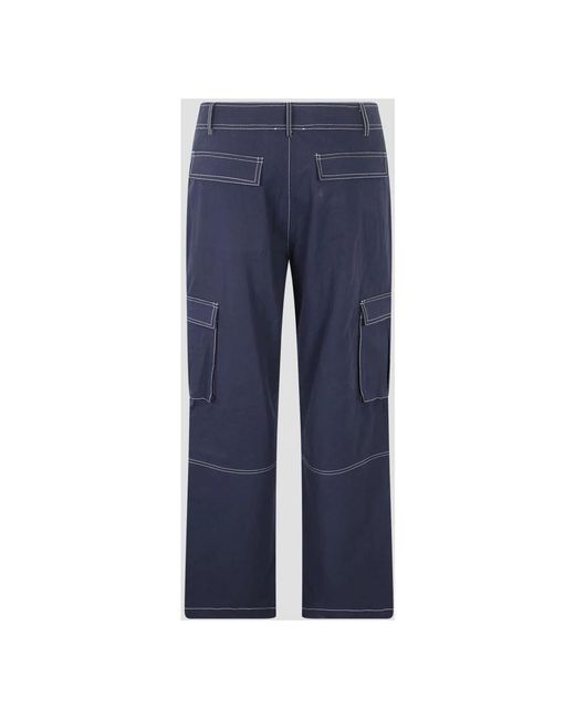 Carrera Blue Straight Trousers for men