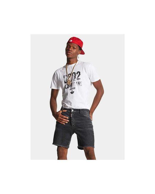 DSquared² Blue Denim Shorts for men