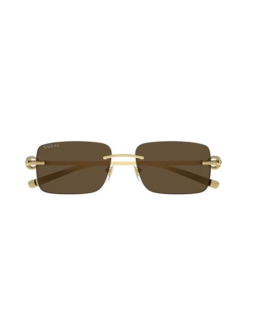 Gucci Yellow Sunglasses for men