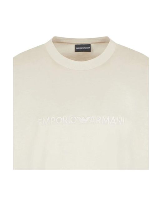 Emporio Armani White T-Shirts for men