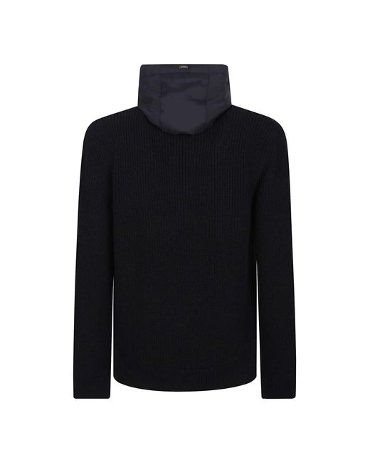 Zip-Throughs Herno pour homme en coloris Black